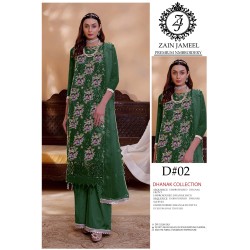 DHANAK 3 PCS (UNSTITCHED)