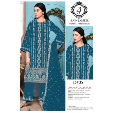 DHANAK 3 PCS (UNSTITCHED)